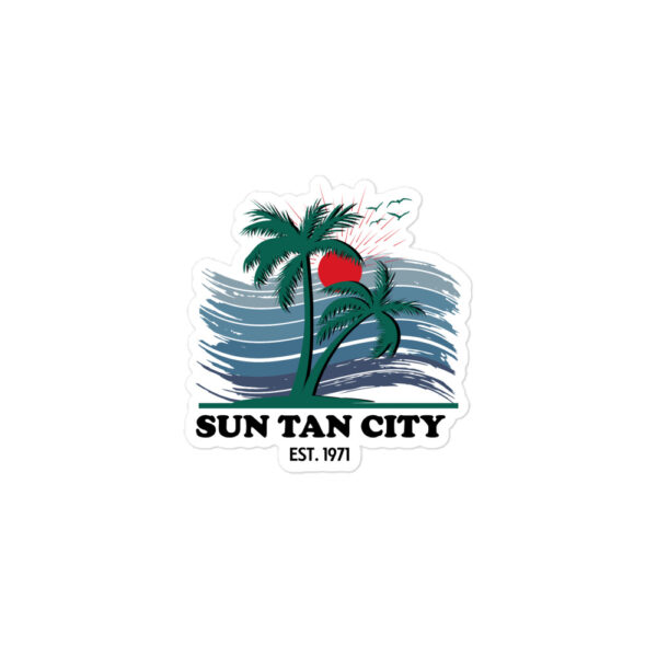 suntan city sticker